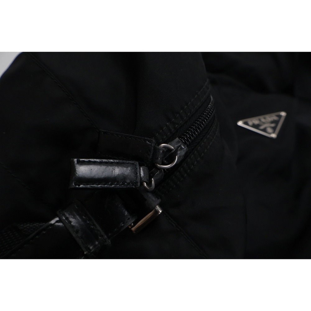 Prada Duffle Bag Nylon Black Travel Gym Weekender Carry On - Picture 7 of 16